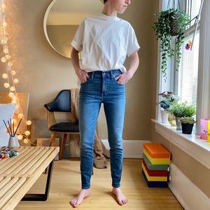Madewell 9” Mid Rise Skinny Jeans Size 28